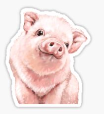 Pink Piglet Sticker