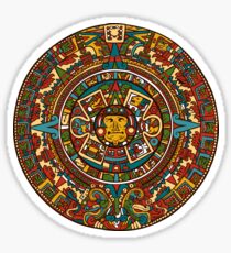 Aztec Calendar Sticker
