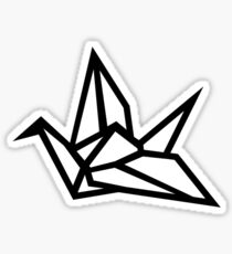 Origami crane Sticker