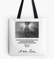 Nikola Tesla Tote Bag