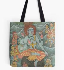 Shiva Gives Discourse on Yoga Tote Bag