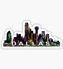 Dallas in graffiti Sticker