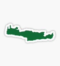 Crete map Sticker