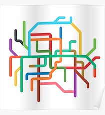 Mini Metros - Munich, Germany Poster