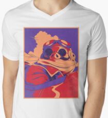 Porco Rosso Men's V-Neck T-Shirt