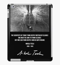 Nikola Tesla iPad-Hülle & Klebefolie
