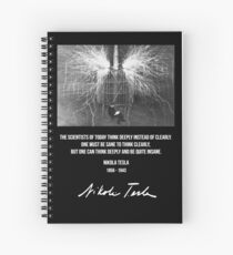 Nikola Tesla Spiral Notebook