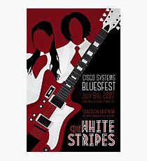 The White Stripes Art Deco Photographic Print
