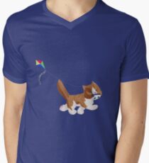 Kite Kitten Men's V-Neck T-Shirt