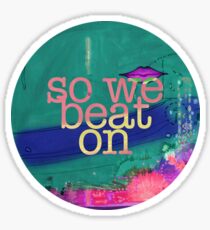The Great Gatsby Quote Sticker