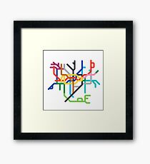 Mini Metro - London, United Kingdom Framed Print
