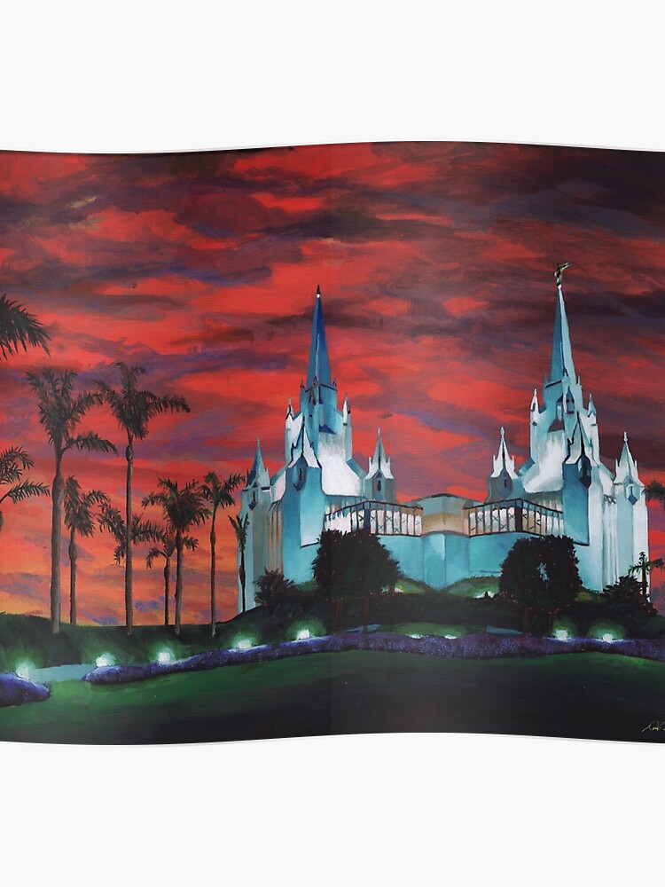 San Diego Lds Temple Poster