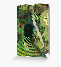 Jungle Monster ! Greeting Card