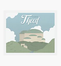Galactic Travel - Naboo - Theed Photographic Print