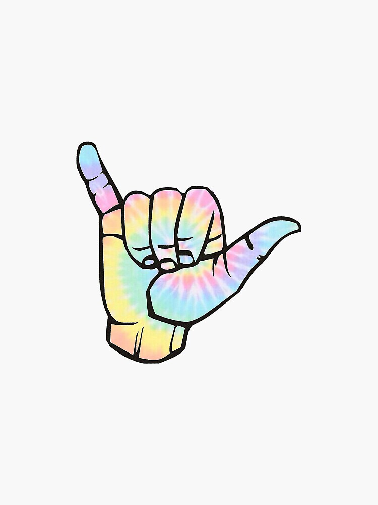 Hang Loose Sticker By Kaileyryan Redbubble Hang Loose Sticker By Kaileyryan Redbubble