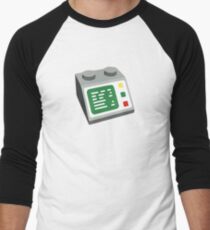 Toy Brick Computer Console Men's Baseball ¾ T-Shirt