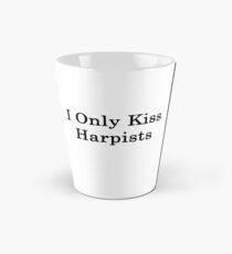 I Only Kiss Harpists Tall Mug