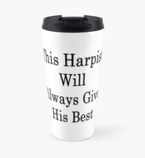 This Harpist Will Always Give His Best Travel Mug