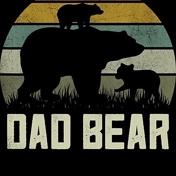 Uncle Bear Shirt for Men Fathers Day Funny Uncle Bear One Cubs