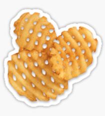 waffle fries Sticker
