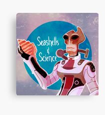 Seashells & Science Canvas Print