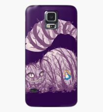 Inside wonderland (cheshire cat) Case/Skin for Samsung Galaxy
