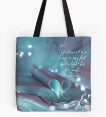 PSALM 119:105 Tote Bag
