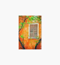 Window with tree branches Art Board
