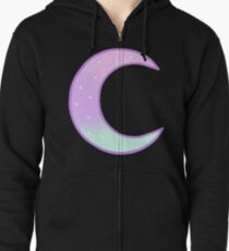 Pastell Mond Kapuzenjacke