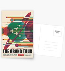 Retro Space Poster - The Grand Tour Postcards