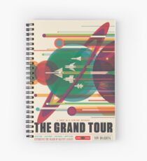 Cuaderno de espiral Cartel Retro Space - The Grand Tour