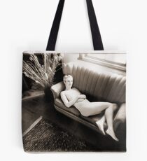 reclining nude Tote Bag