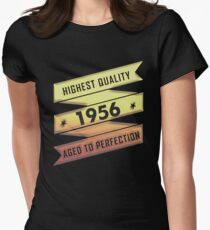 Highest Quality 1956 Aged To Perfection Women's Fitted T-Shirt