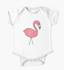 Campsite Flamingos One Piece - Short Sleeve