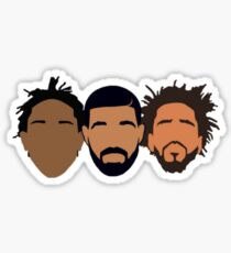 Drake, J Cole, Kendrick Lamar Sticker