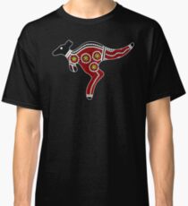 Aboriginal Art Kangaroo Classic T-Shirt
