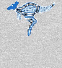 Aboriginal Art Kangaroo Kids Pullover Hoodie