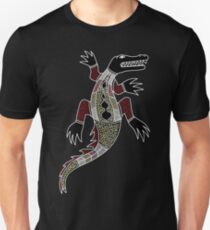 Aboriginal Art - Crocodile Unisex T-Shirt