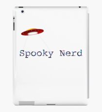 Spooky Nerd with UFO iPad Case/Skin