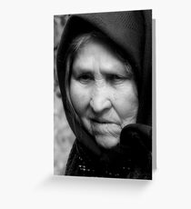 Portrait Greeting Card