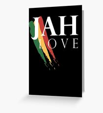 Jah Liebe (weiß) Grußkarte