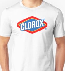 Camiseta ajustada clorox blanqueador