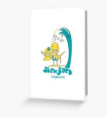longboard Greeting Card