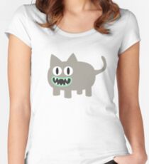 Monster kitten Women's Fitted Scoop T-Shirt