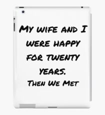 My Wife Joke Design iPad Case/Skin
