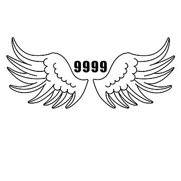Angel Number 9999 | Sticker
