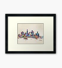 los angeles california Framed Print