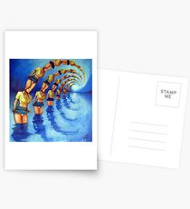 Bathers Singularity Postcards
