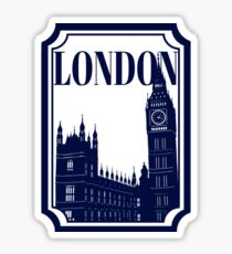 London Stamp Sticker