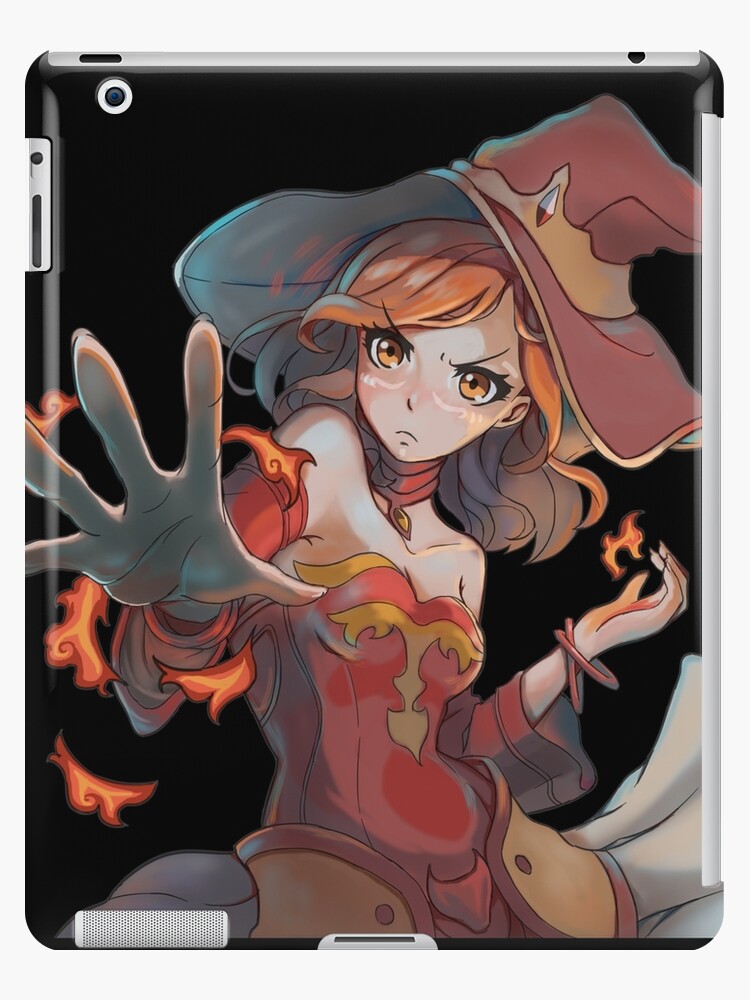 Dota 2 Lina Anime Style Ipad Caseskin By Yukimakingart